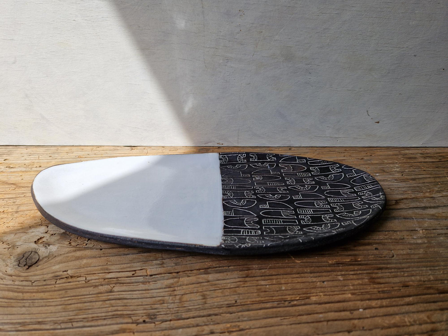 Geometric Patterns - oval tray No. 1