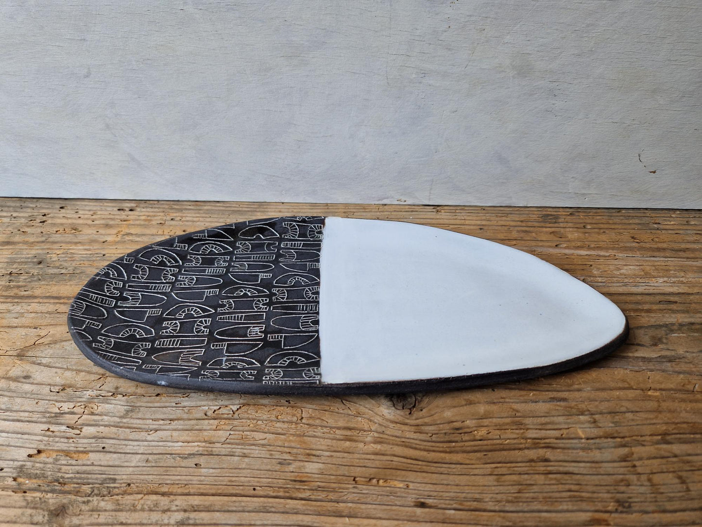 Geometric Patterns - oval tray No. 1