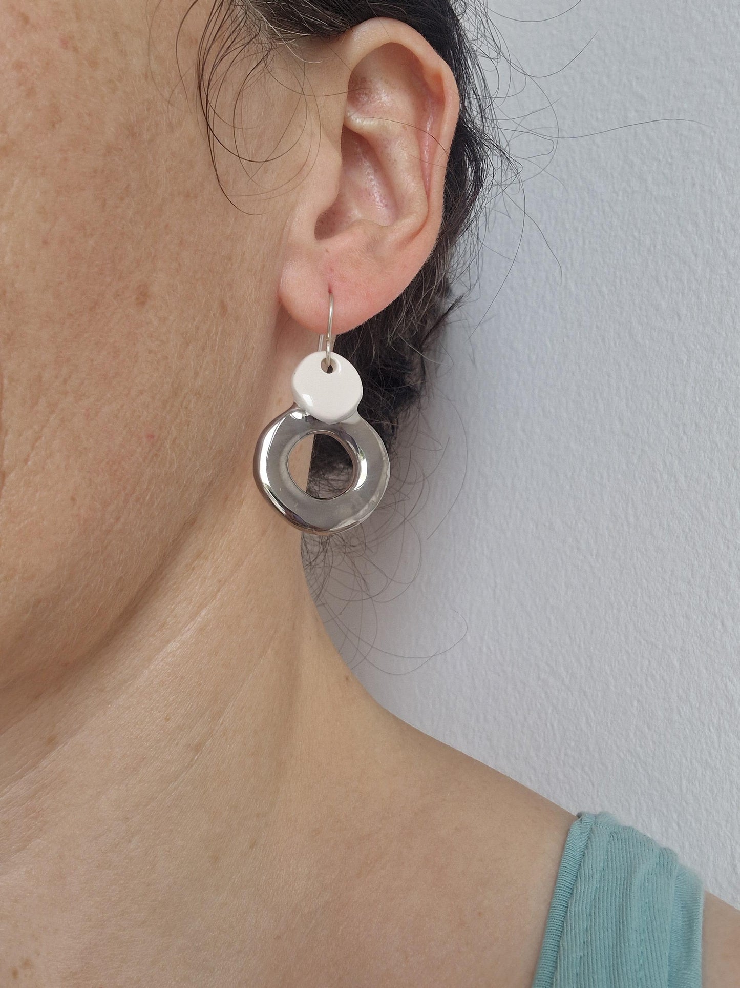 Ceramic earrings No. 30