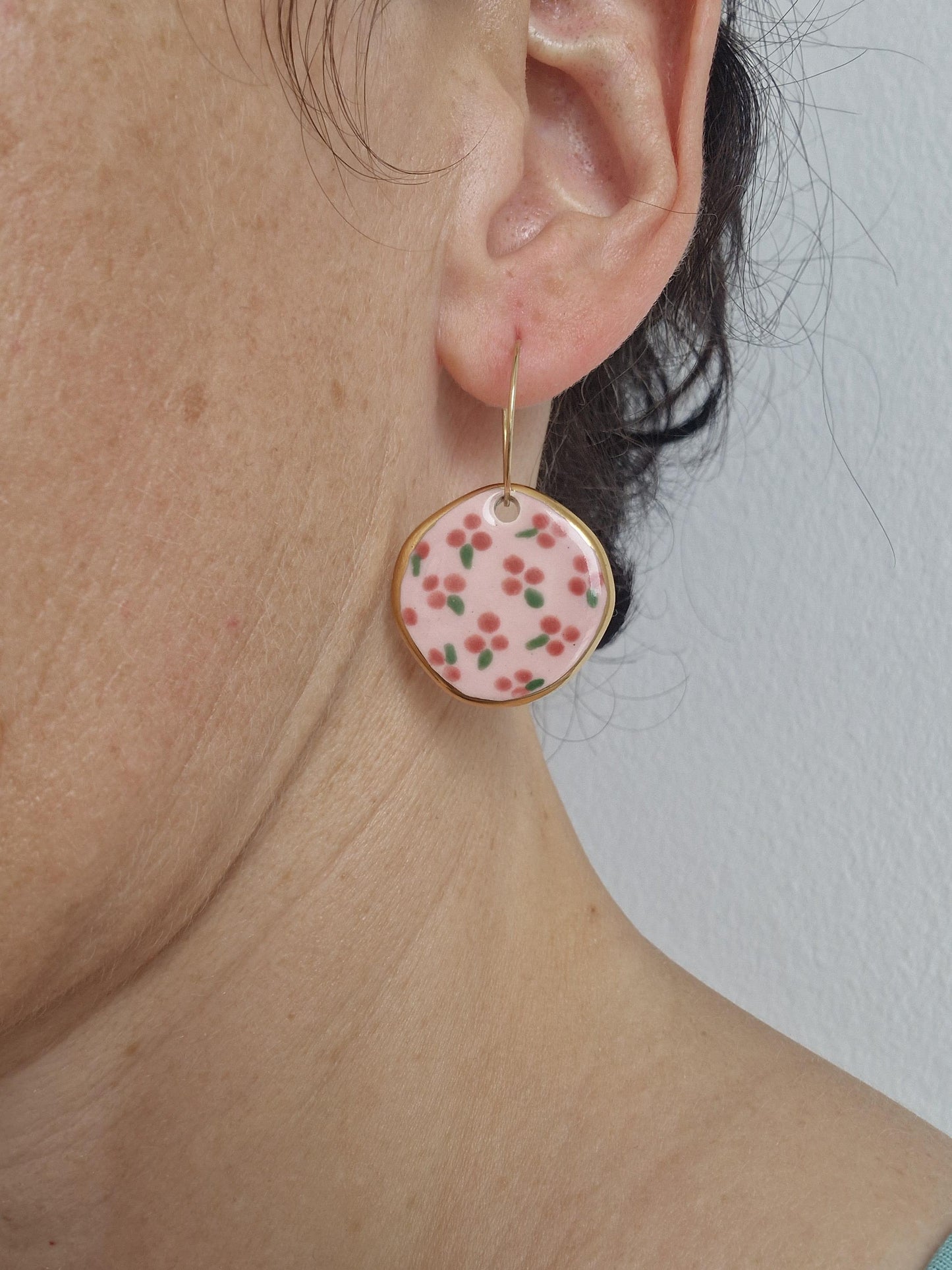 Ceramic earrings No. 31