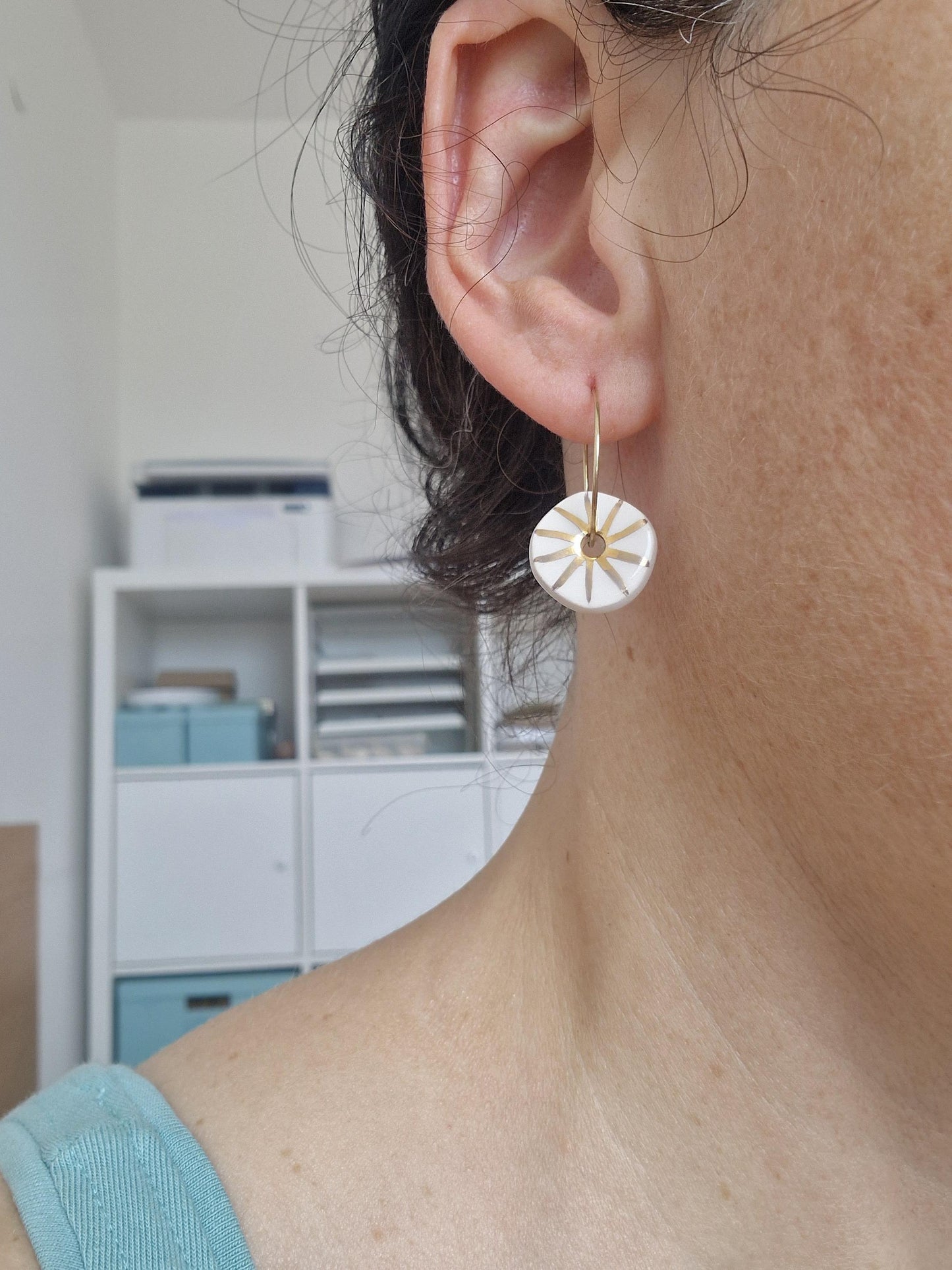 Ceramic Earrings No. 38