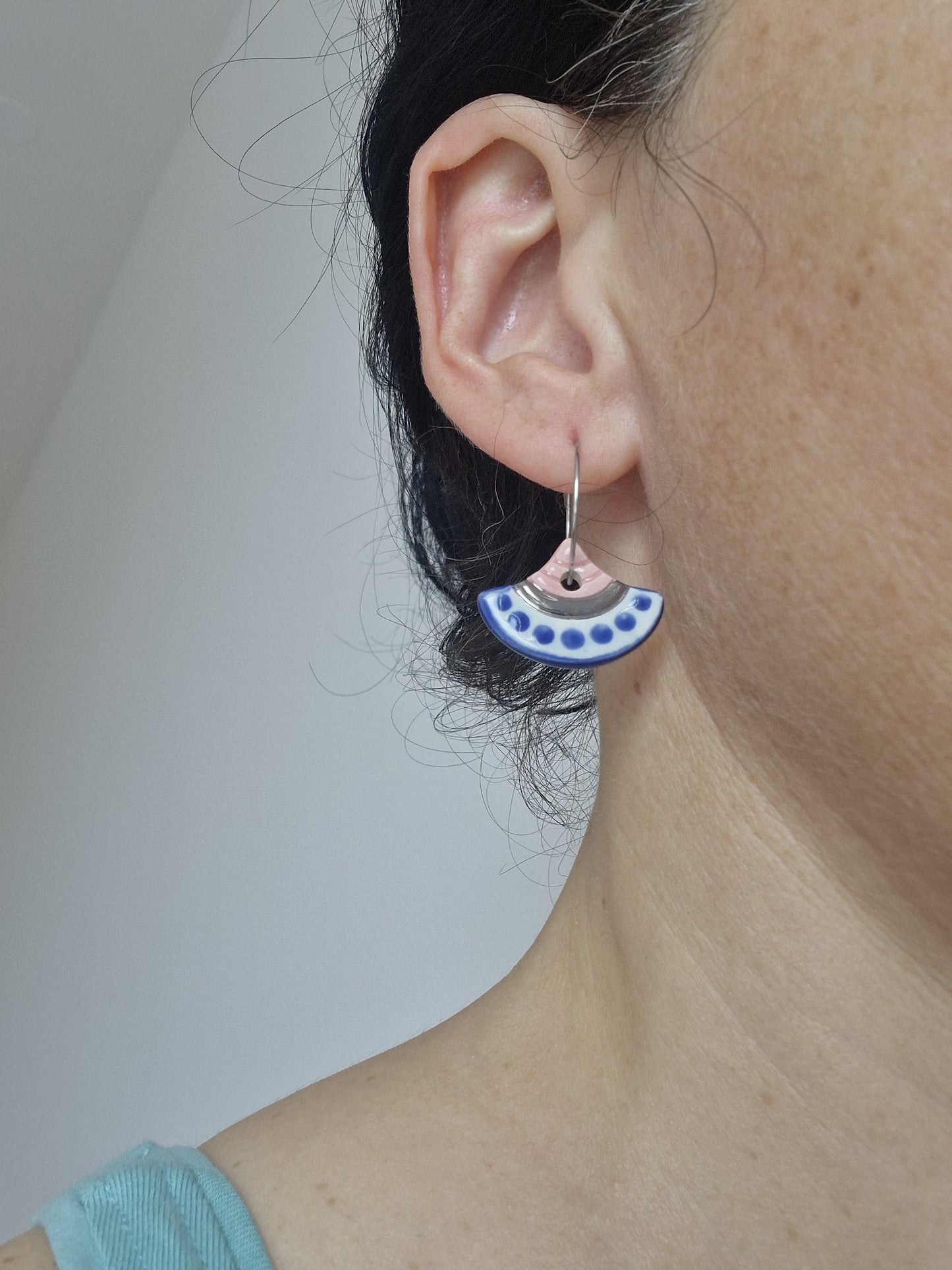 Ceramic Earrings No. 55