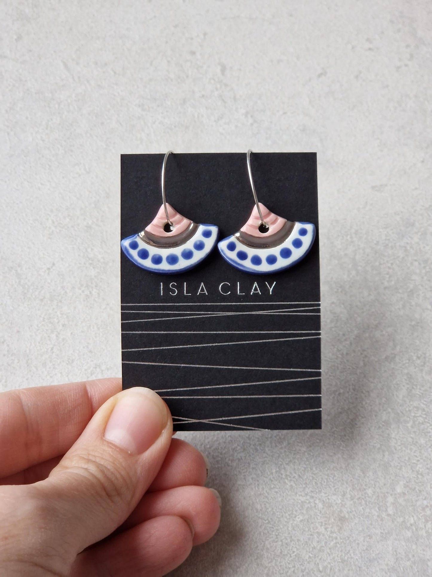 Ceramic Earrings No. 55