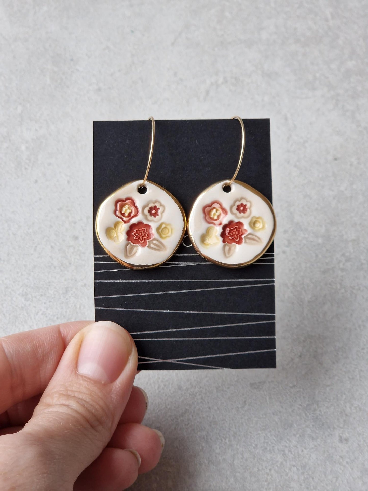 Ceramic earrings No. 5