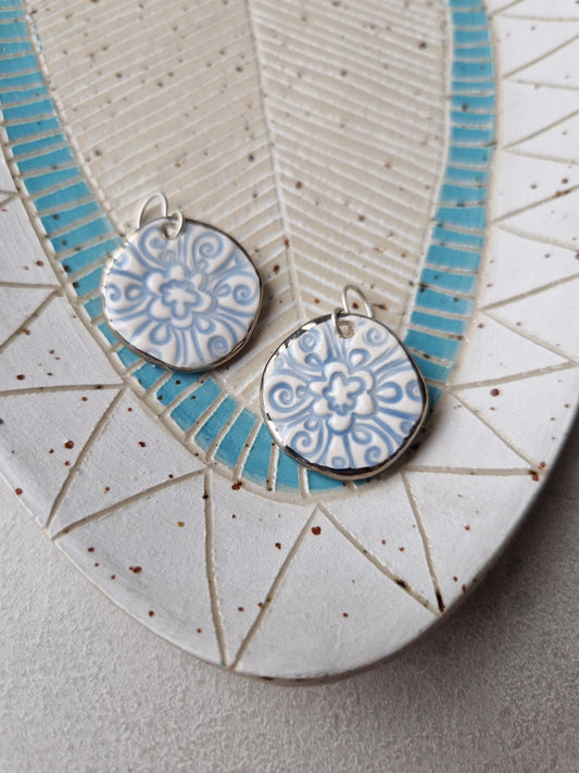 Ceramic earrings No. 22