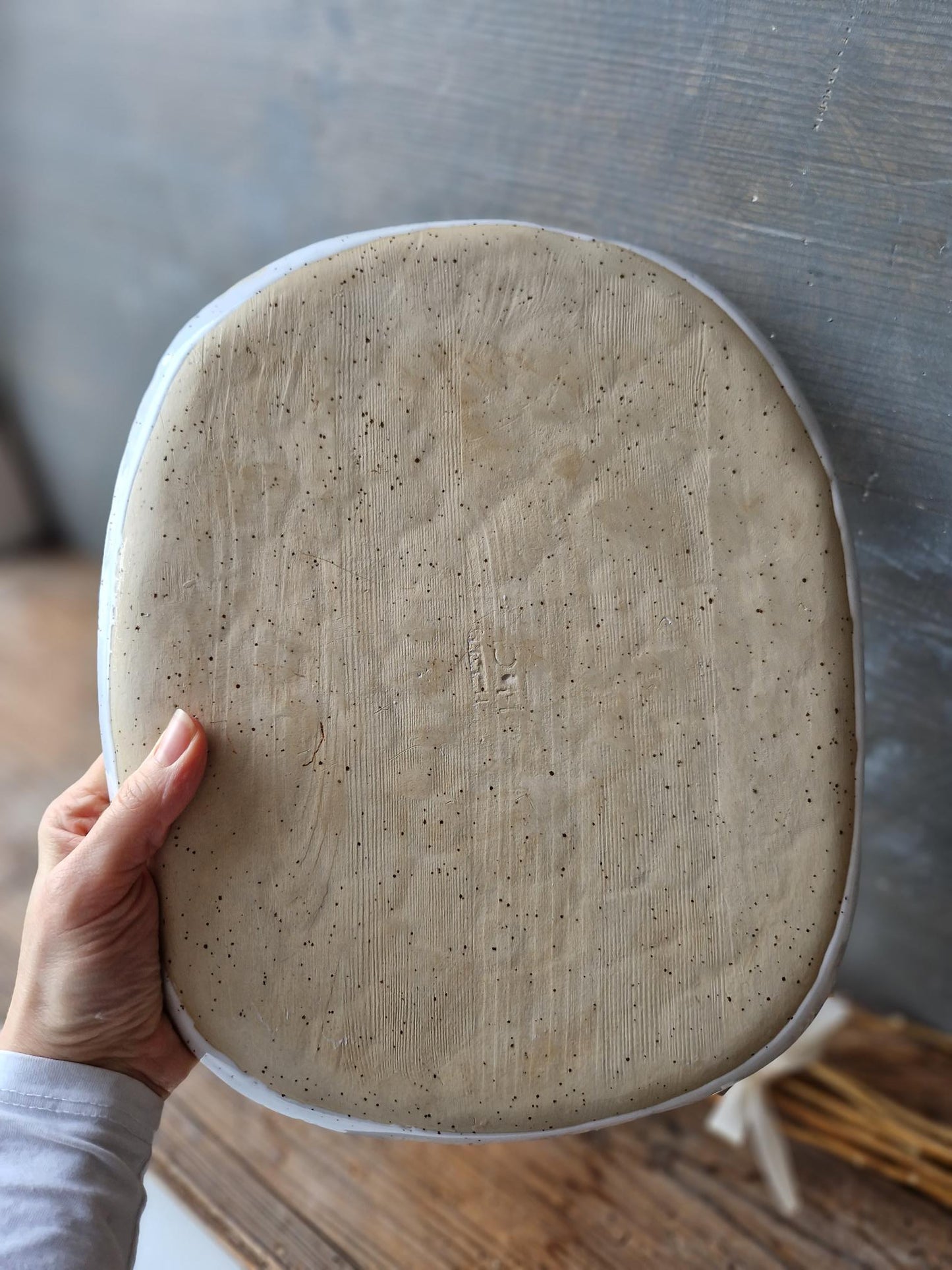 Folk Art Serving Plate