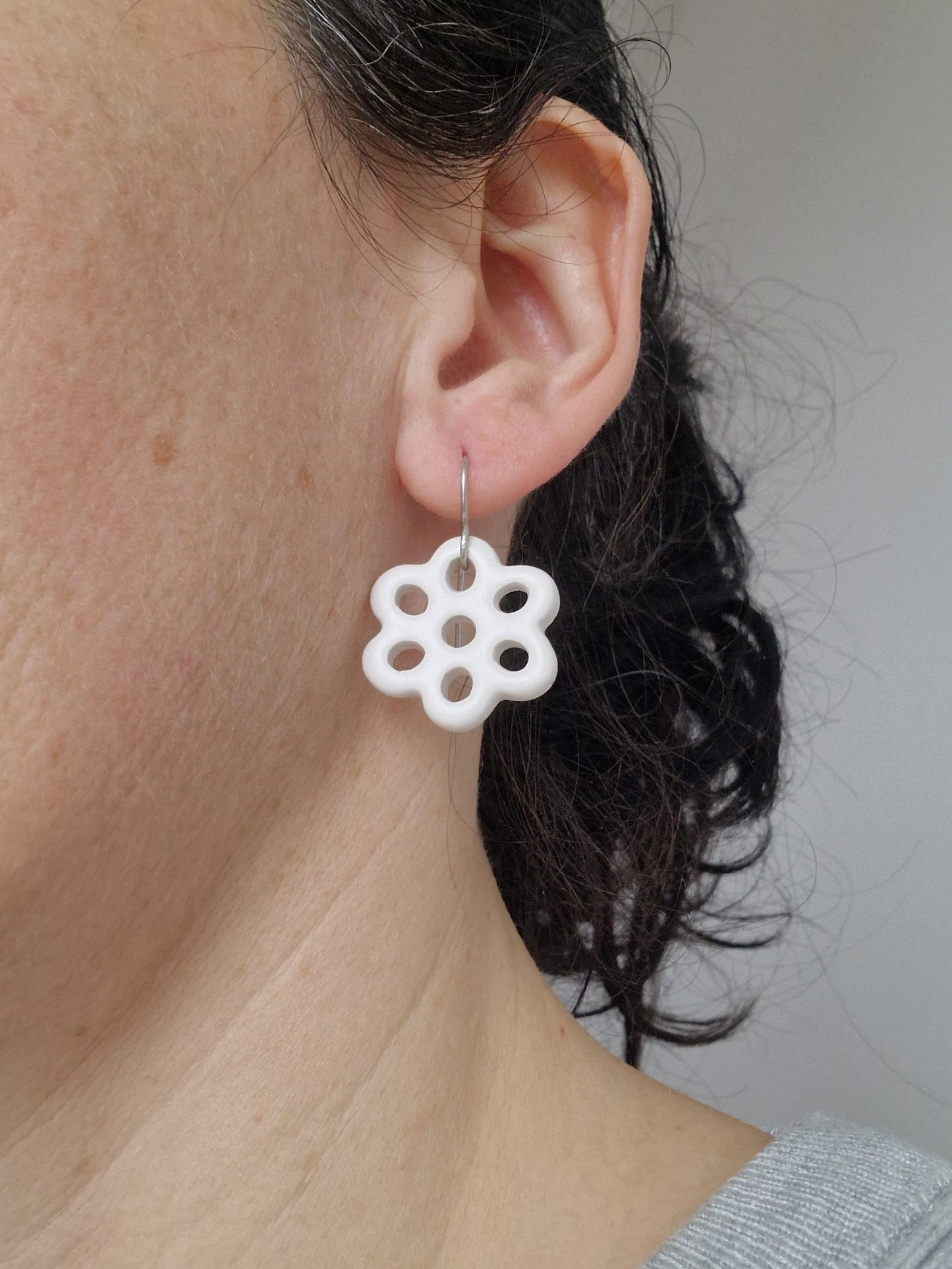 Ceramic earrings No. 74