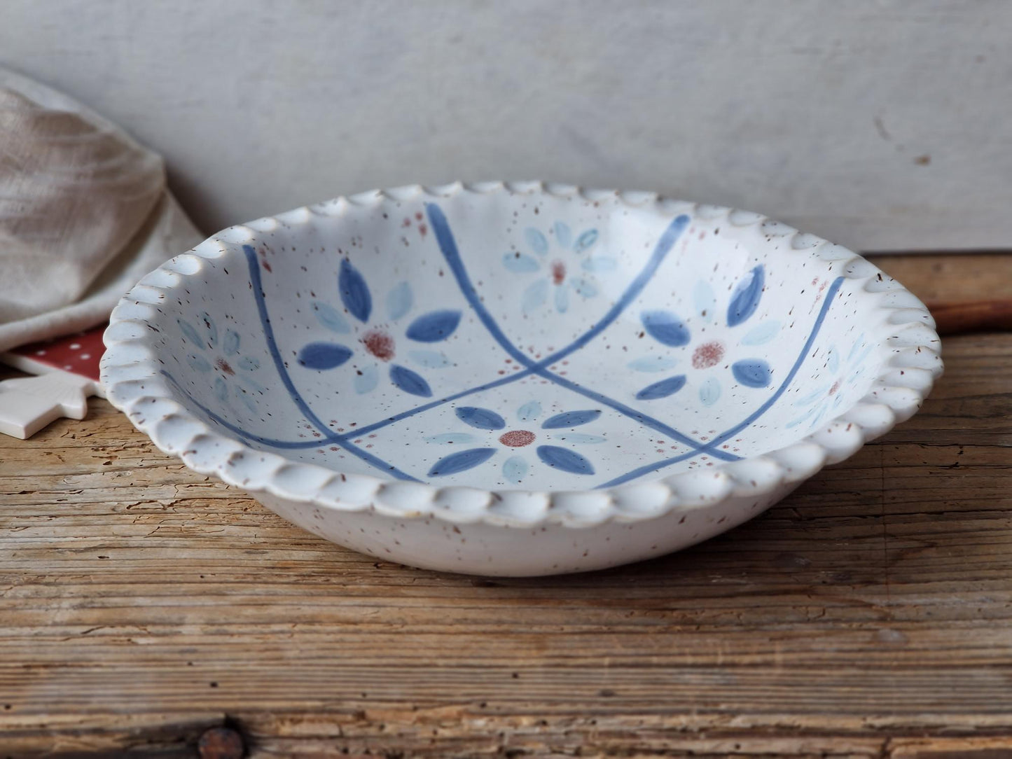 Pasta bowl handpainted No. 18