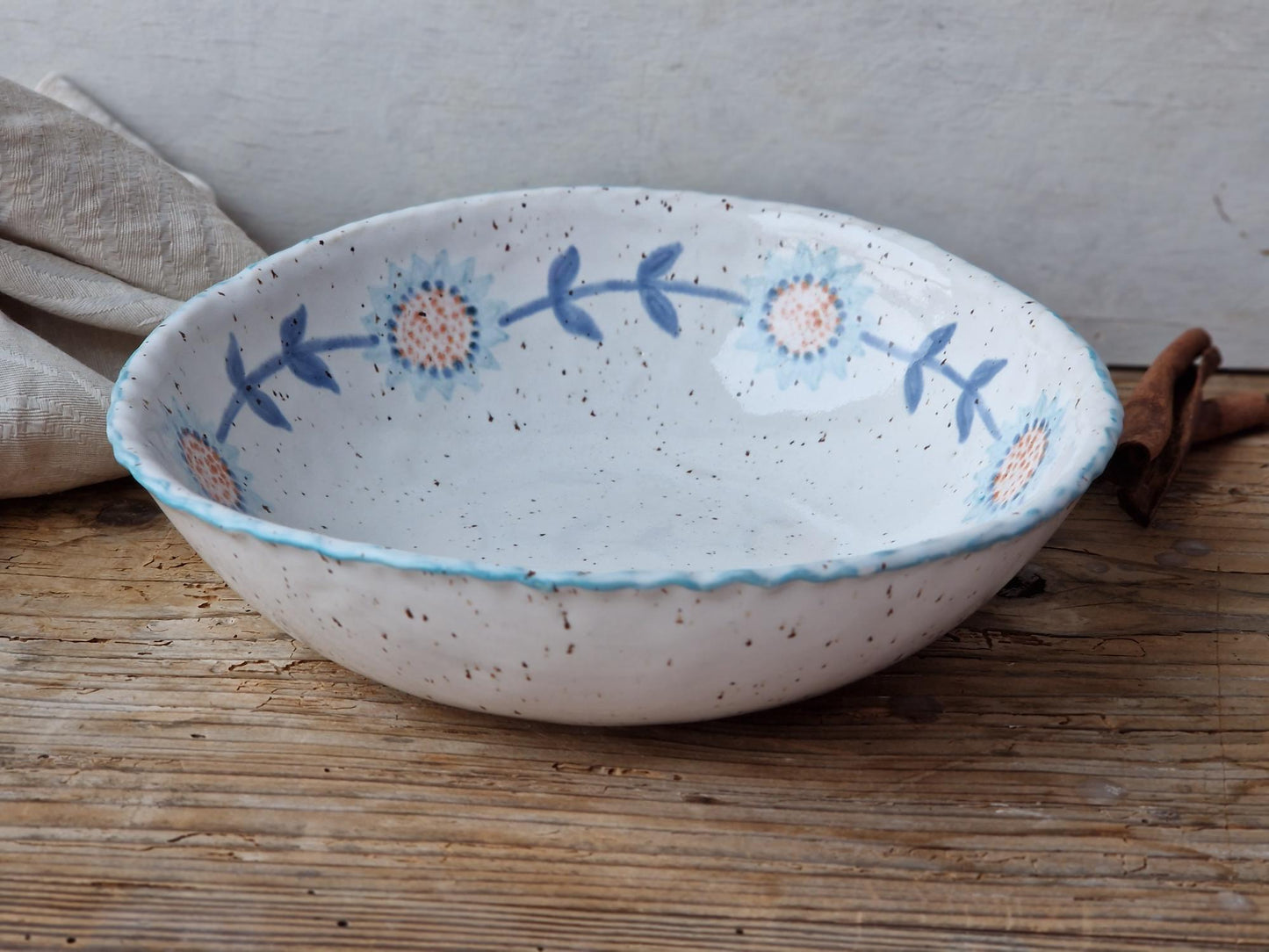 Pasta bowl handpainted No. 4