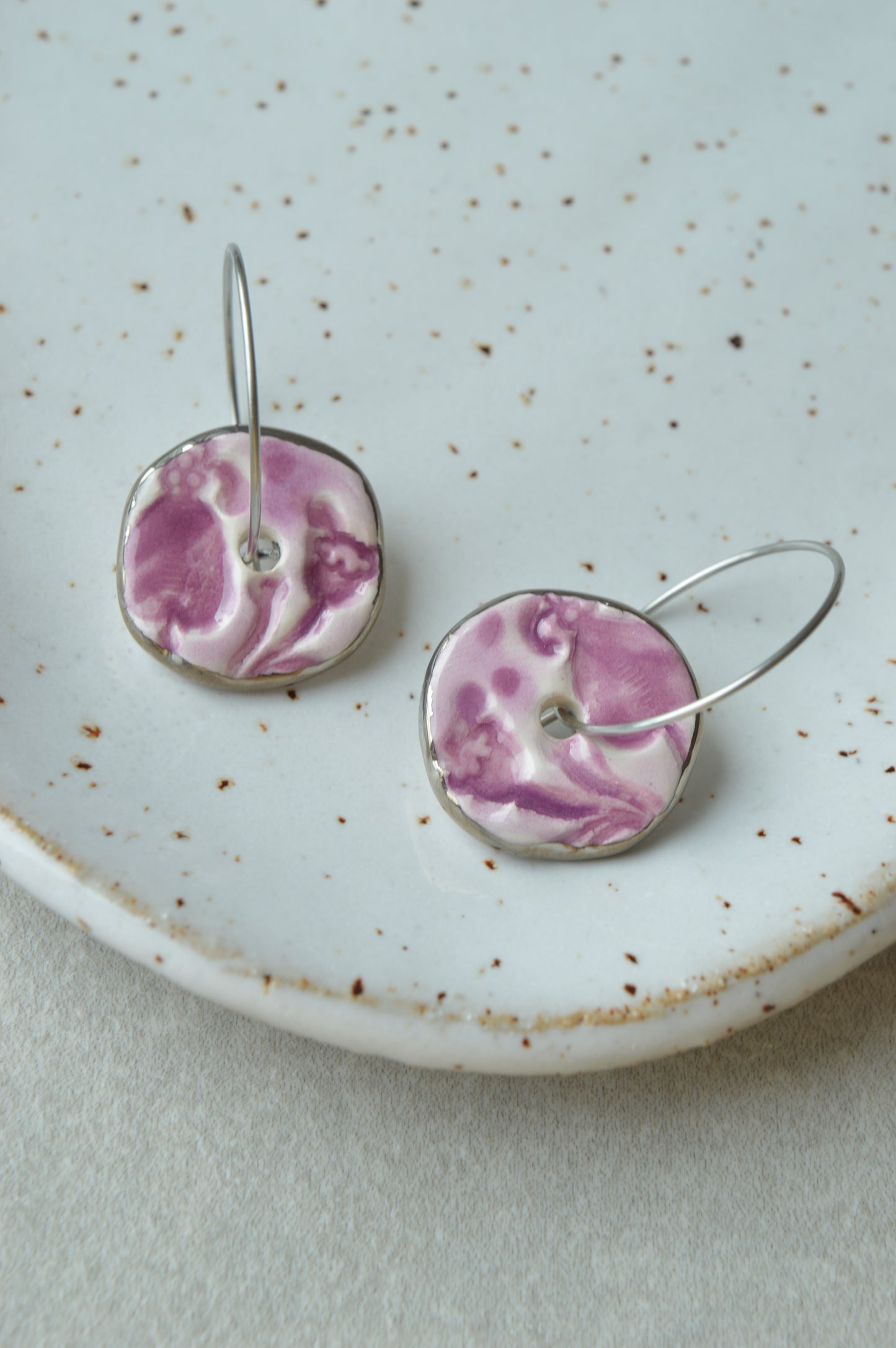 Ceramic Earrings No. 46