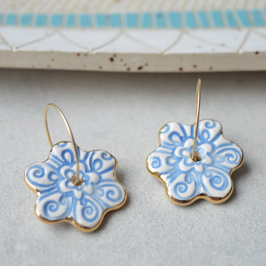 Ceramic earrings No. 20