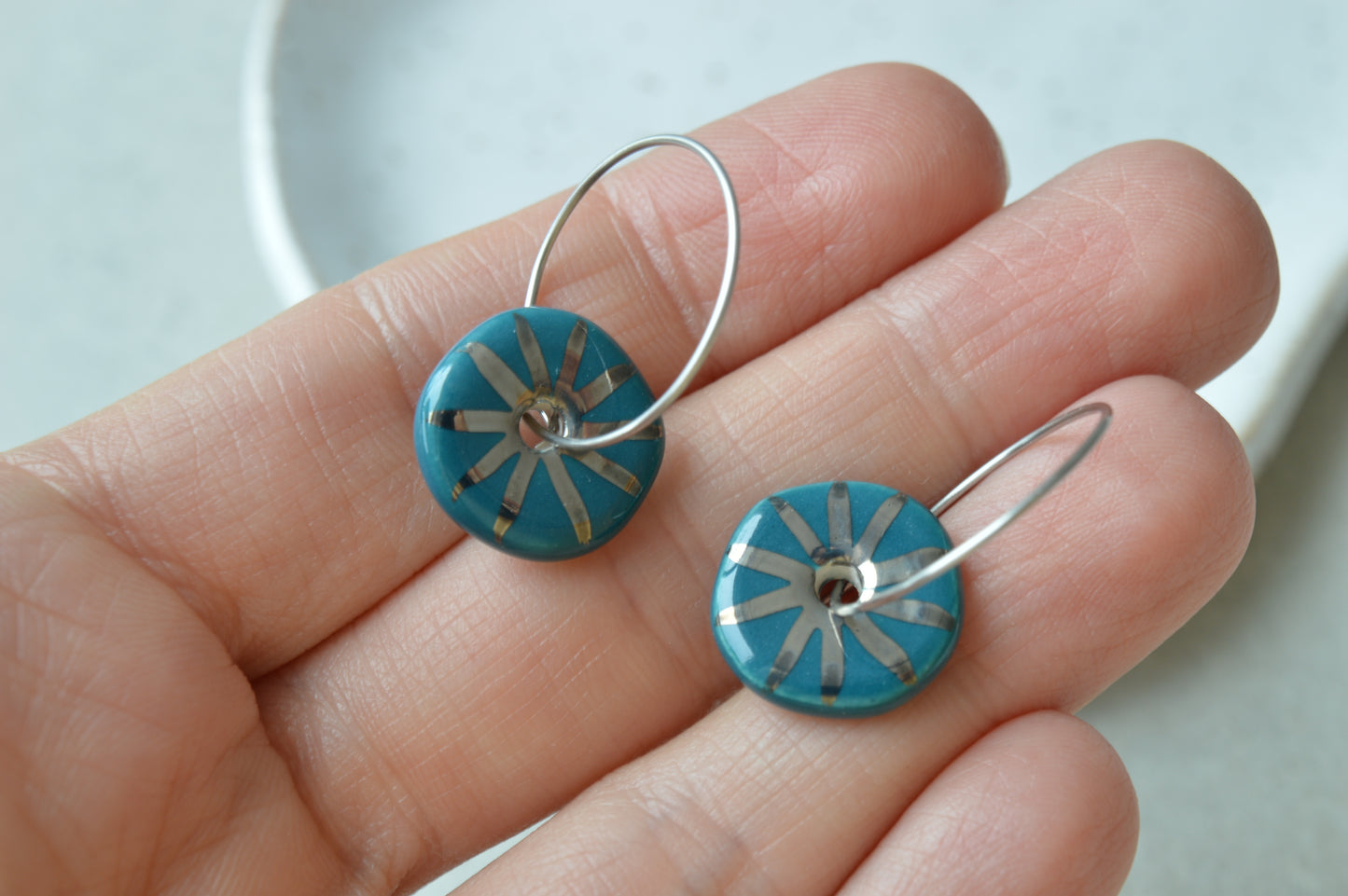 Ceramic Earrings No. 45