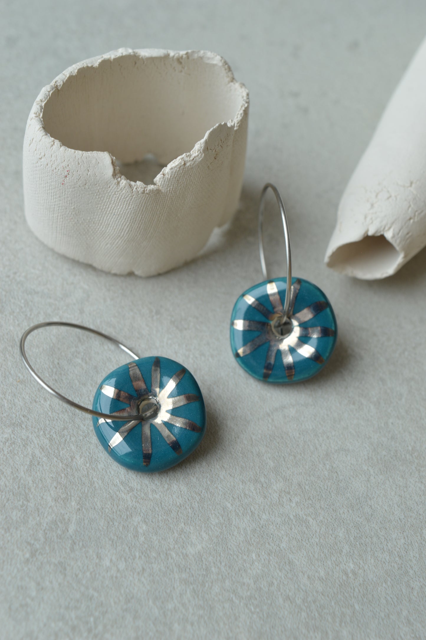 Ceramic Earrings No. 45