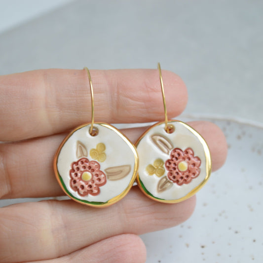 Ceramic earrings No. 4