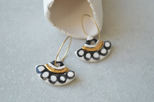 Ceramic Earrings No. 60