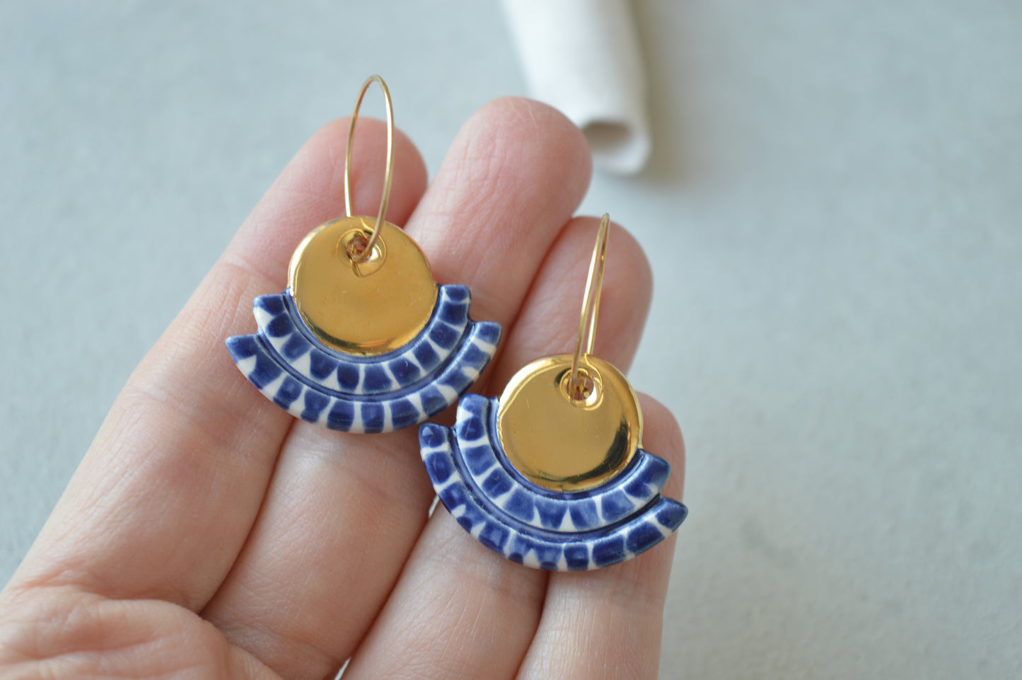 Ceramic earrings No. 62