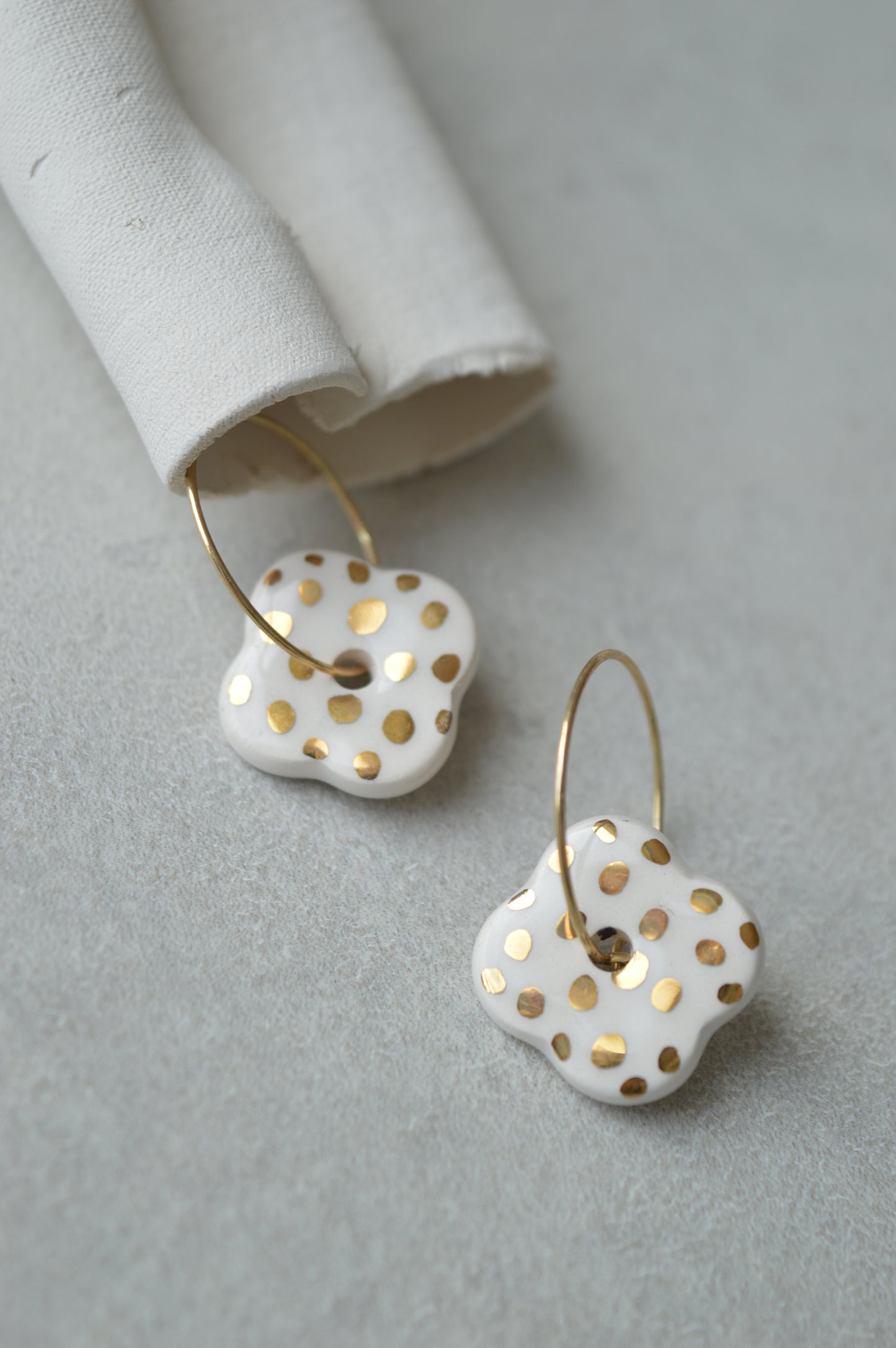 Ceramic Earrings No. 61