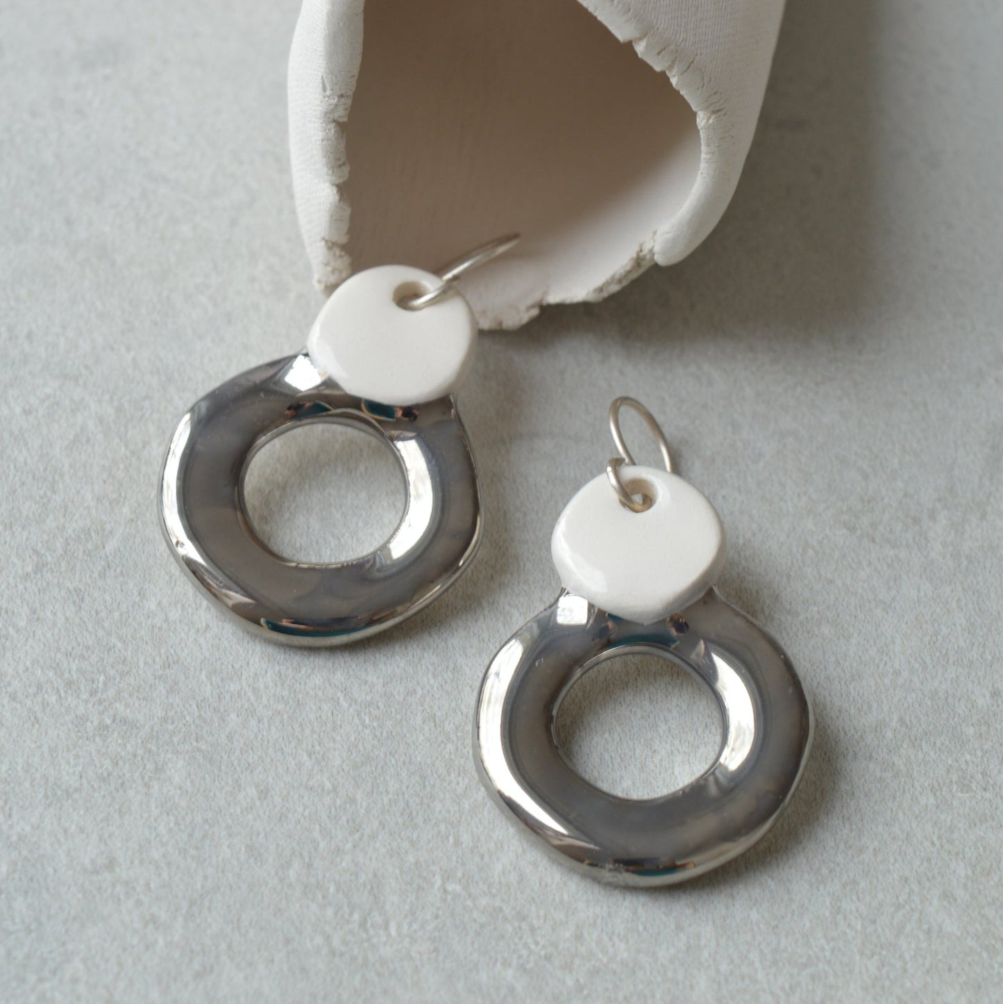 Ceramic earrings No. 30