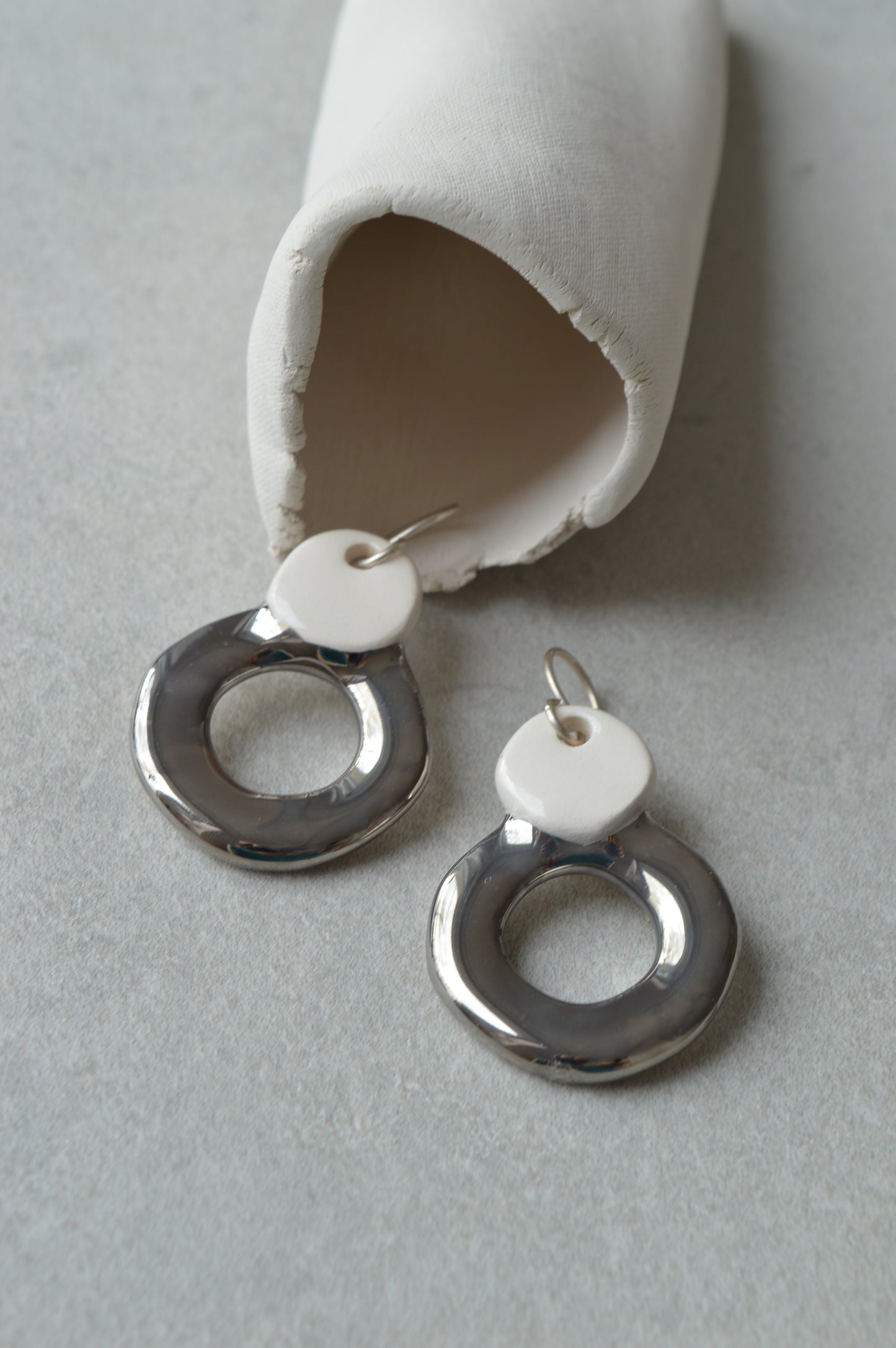 Ceramic earrings No. 30