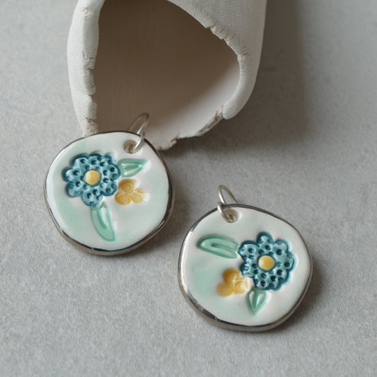 Ceramic earrings No. 21