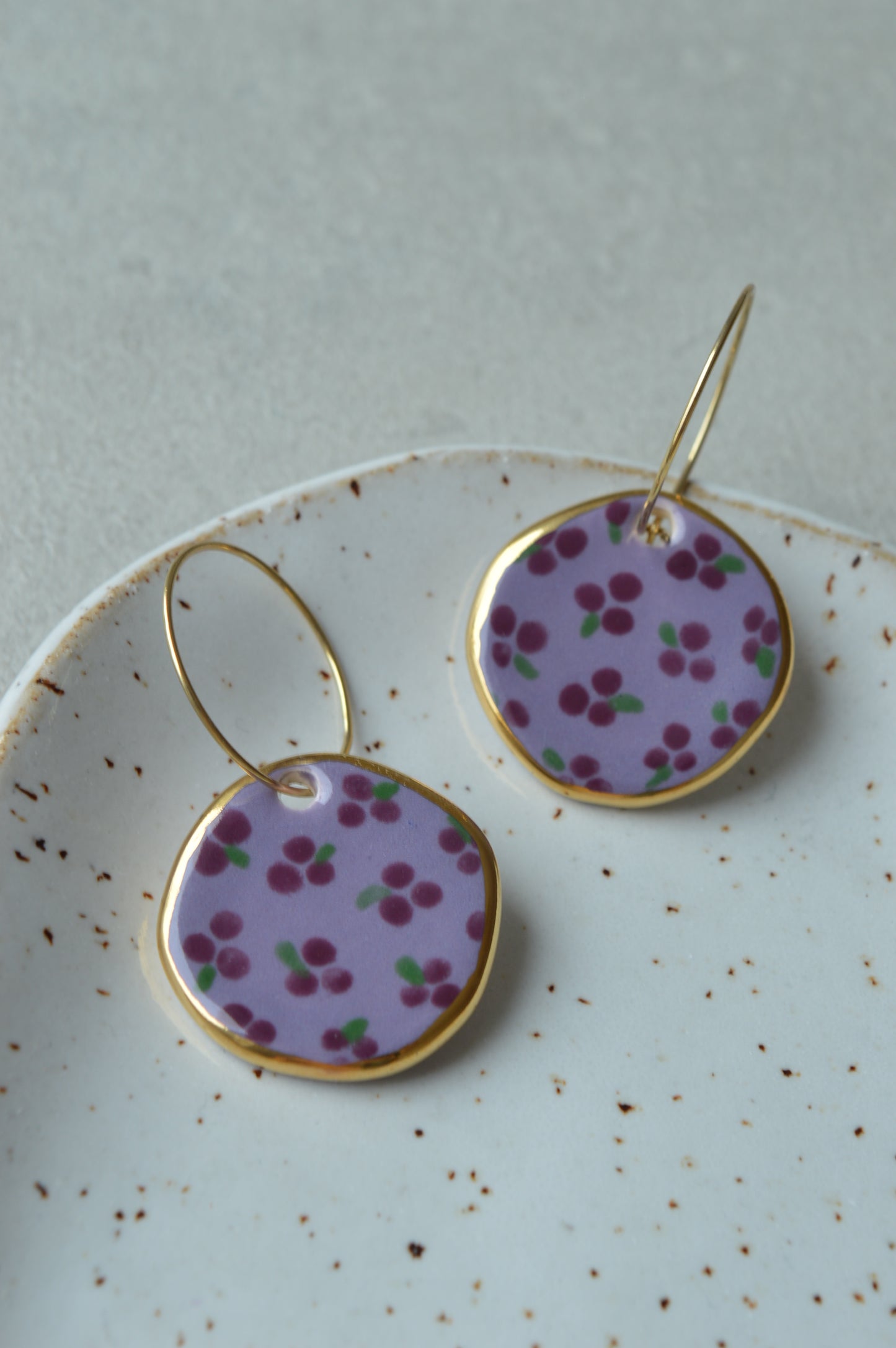 Ceramic earrings No. 31