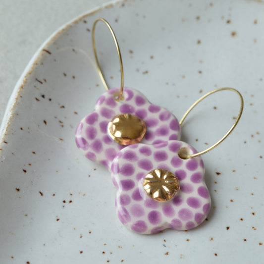 Ceramic earrings No. 15