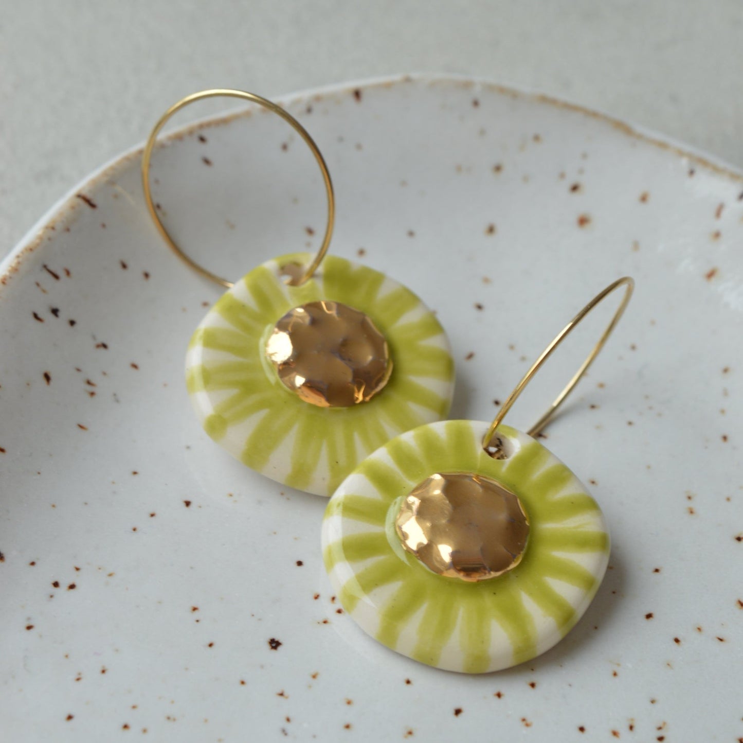 Ceramic earrings No. 16