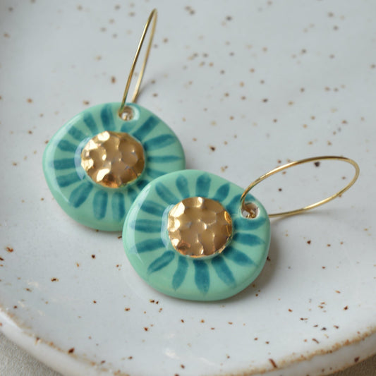 Ceramic earrings No. 23