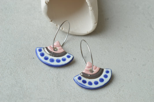 Ceramic Earrings No. 55