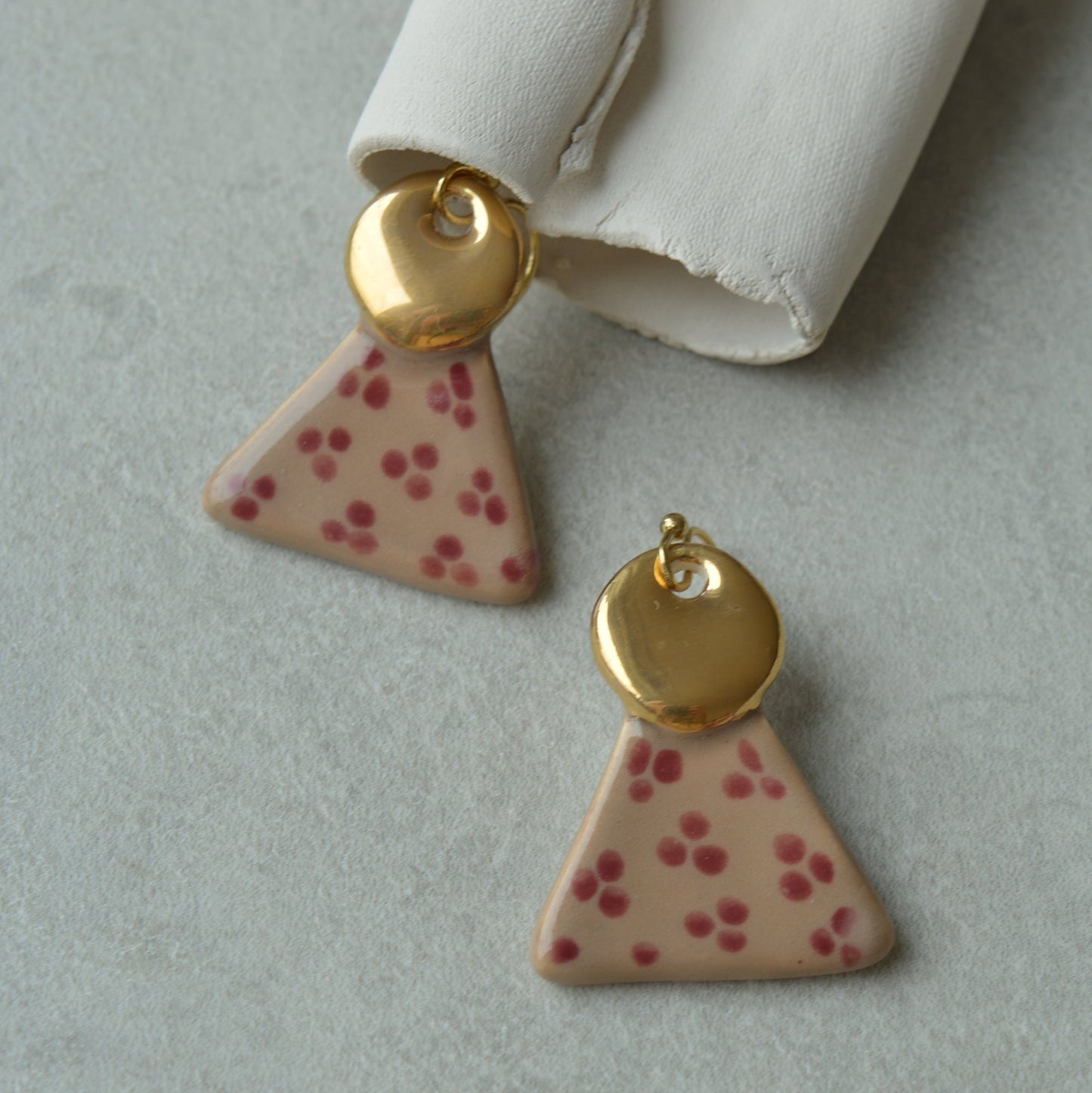 Ceramic earrings No. 33