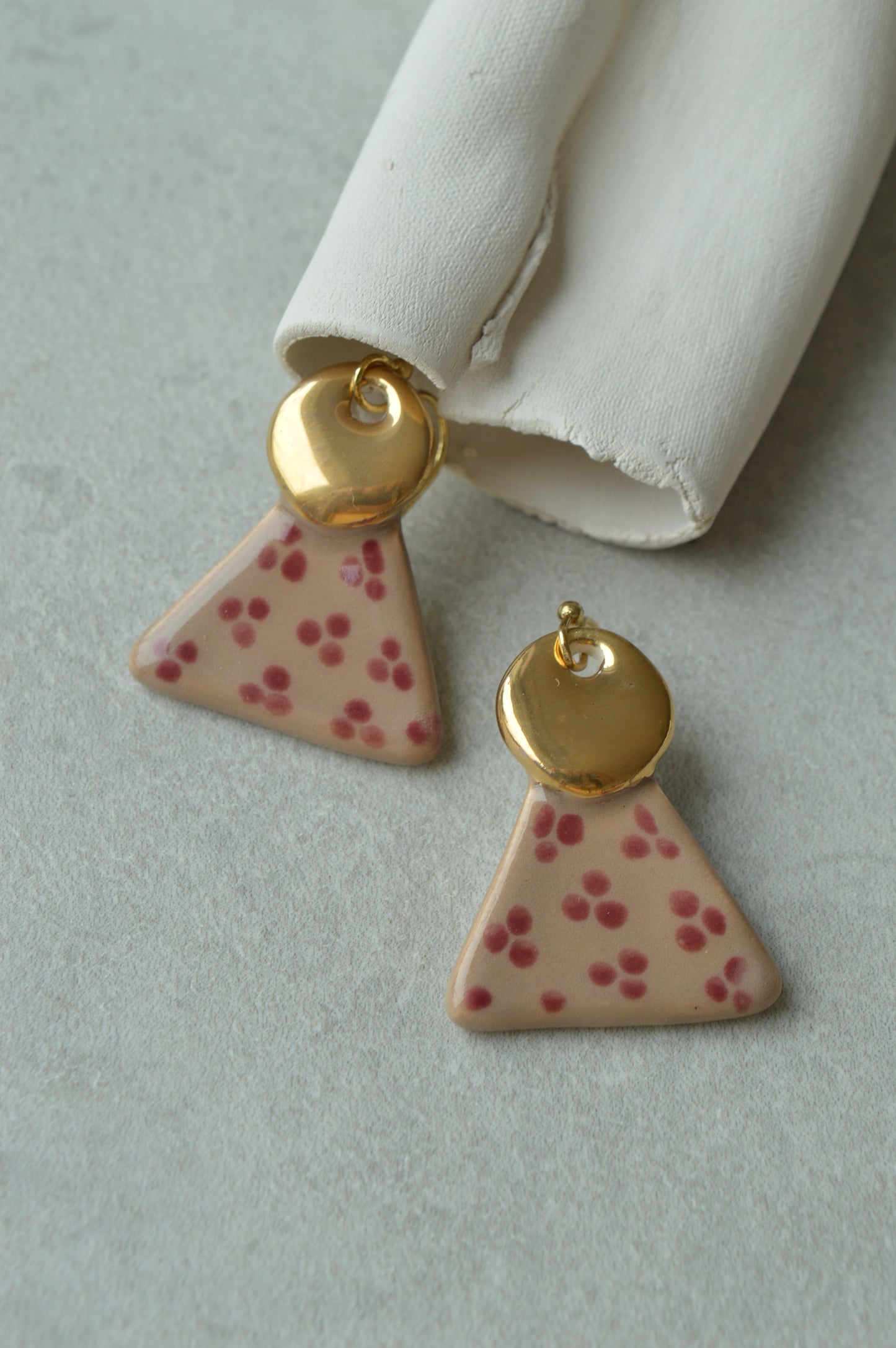 Ceramic earrings No. 33