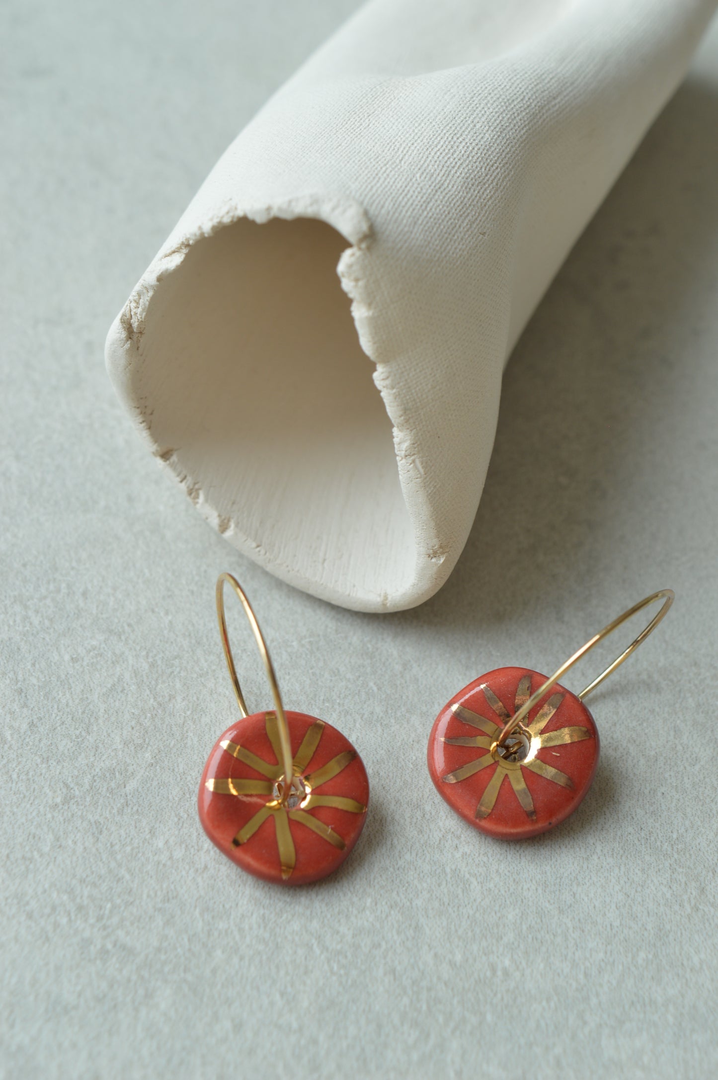 Ceramic Earrings No. 43