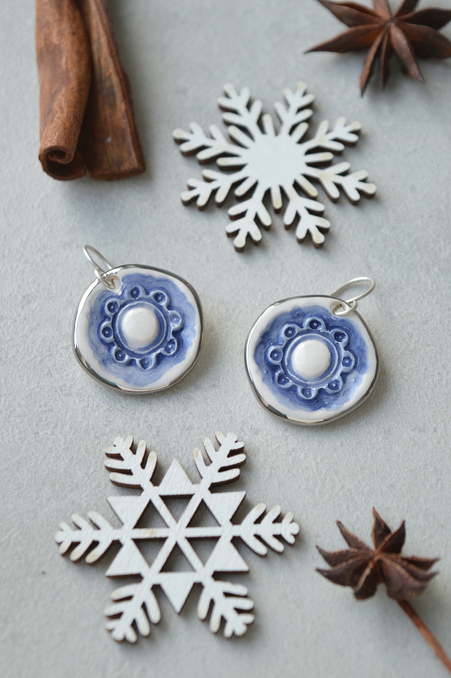 Ceramic earrings No. 67