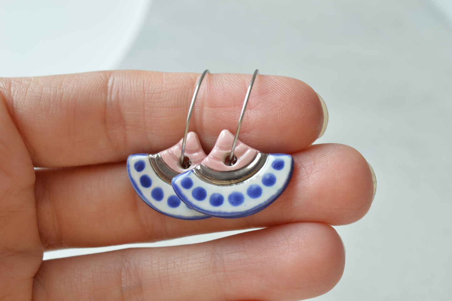 Ceramic Earrings No. 55