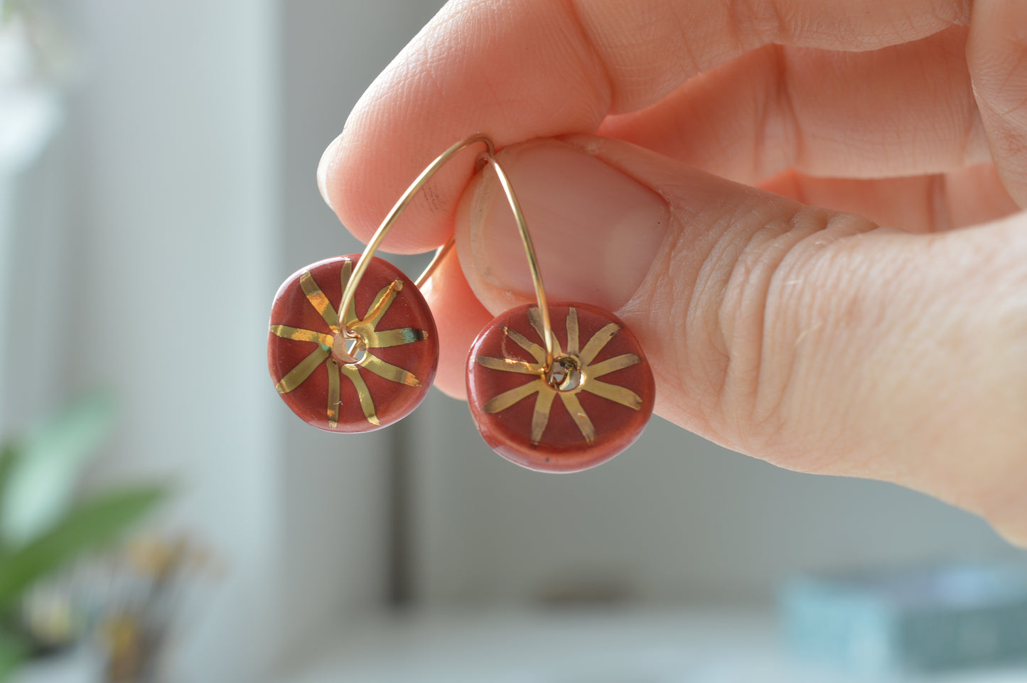 Ceramic Earrings No. 43