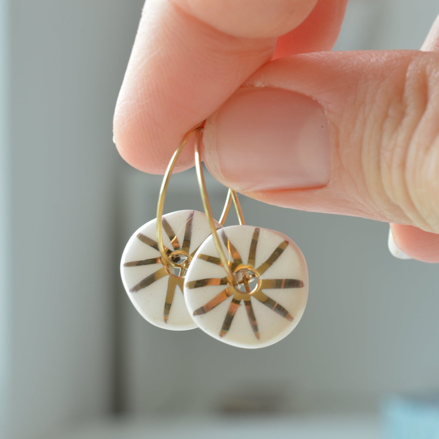 Ceramic Earrings No. 42