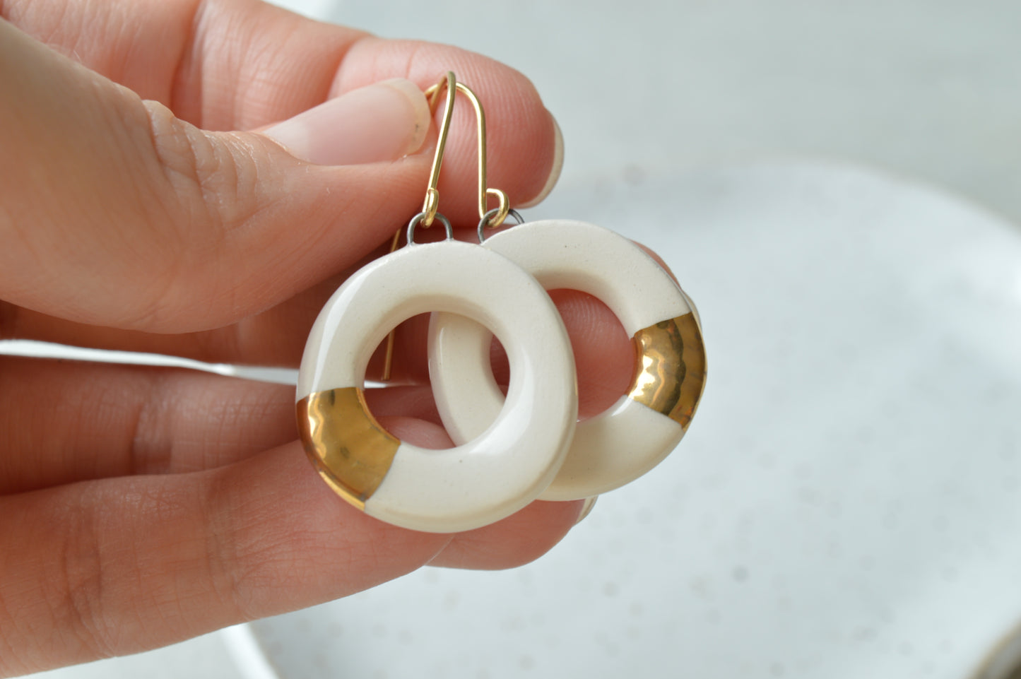 Ceramic earrings No. 29