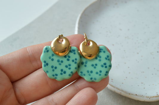 Ceramic earrings No. 13