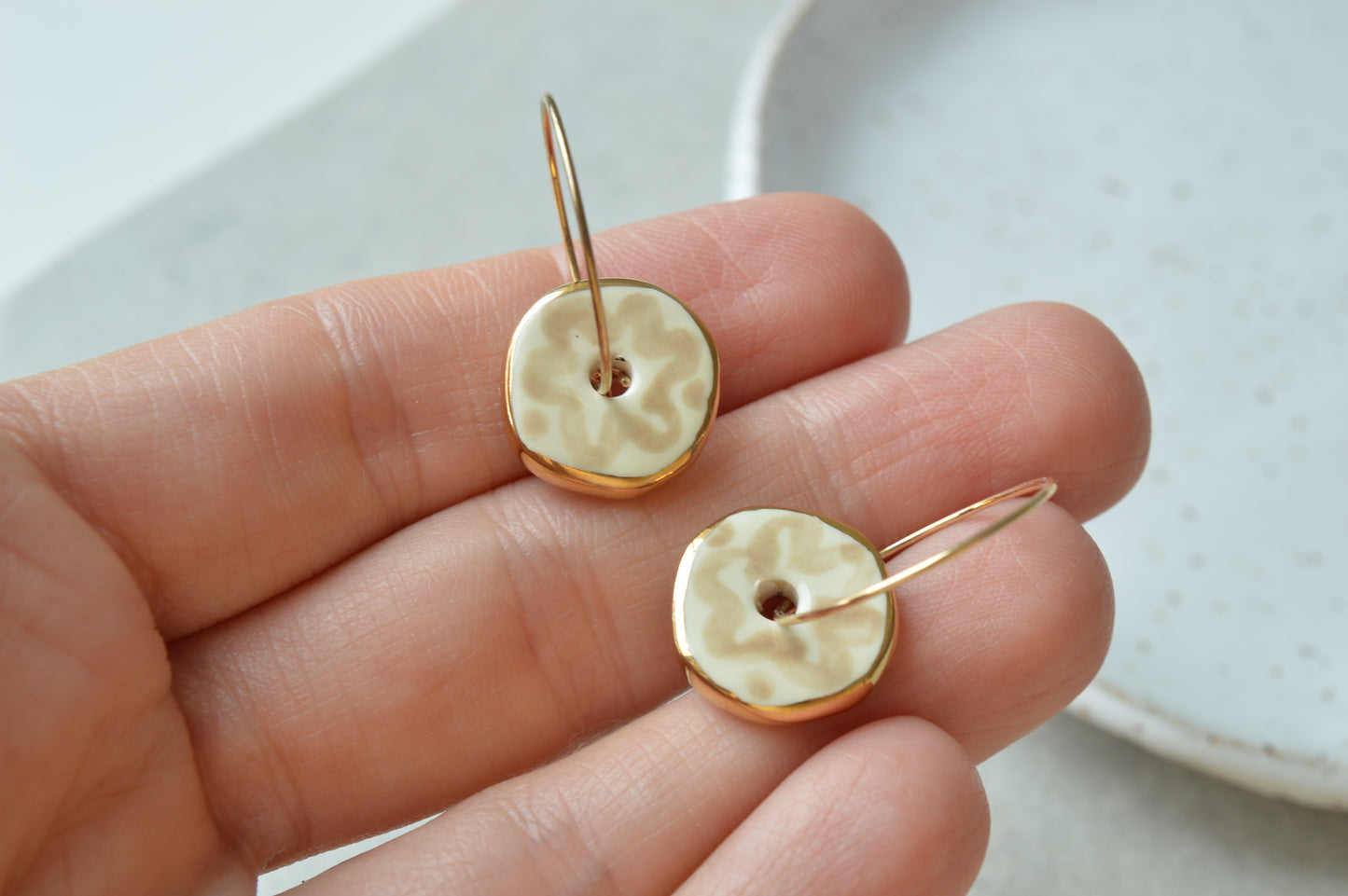 Ceramic Earrings No. 38