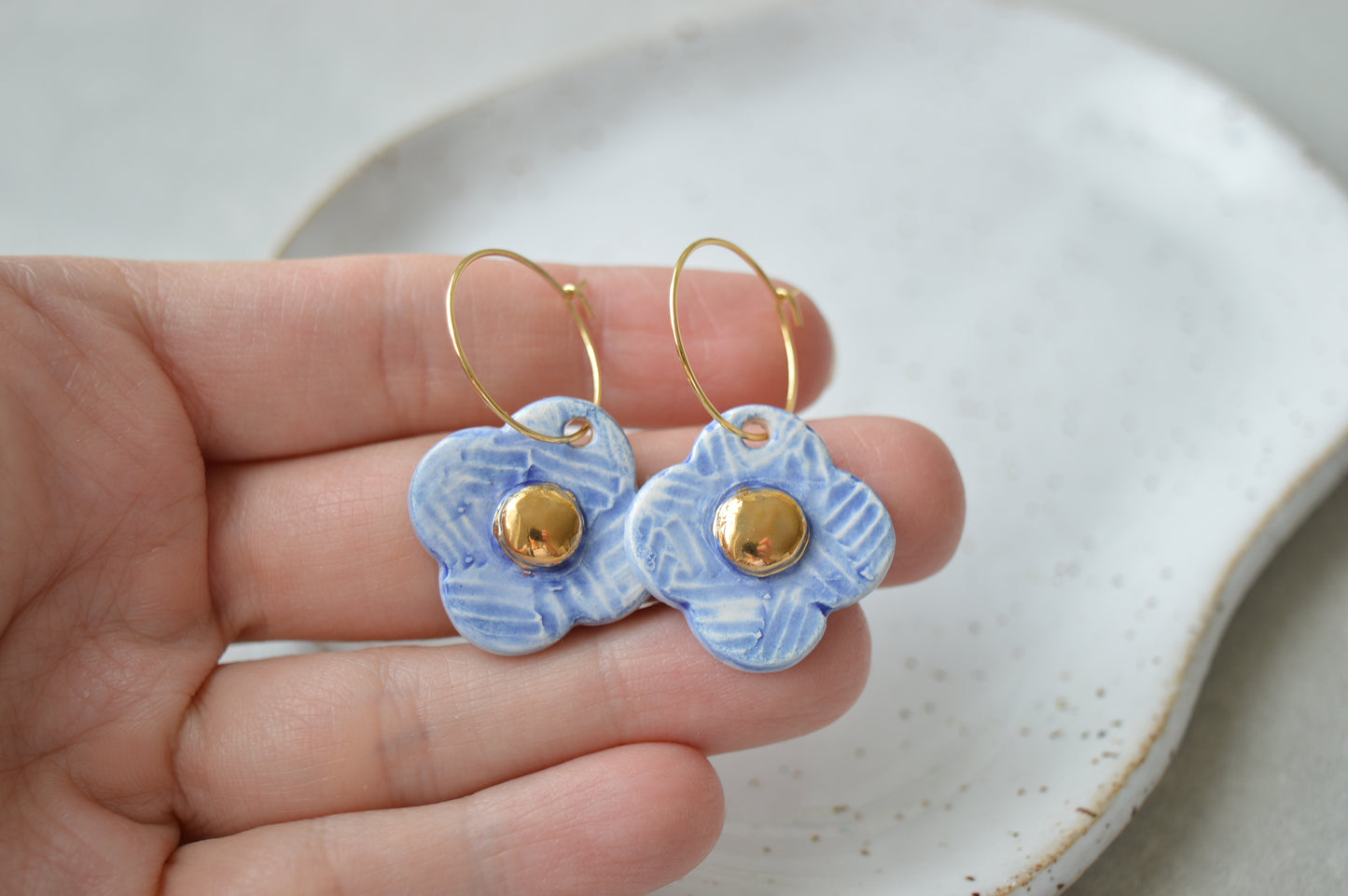 Ceramic earrings No. 1